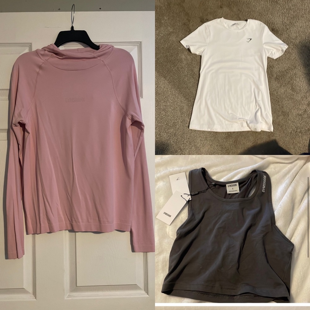 3 Women’s Gymshark Tops size Small